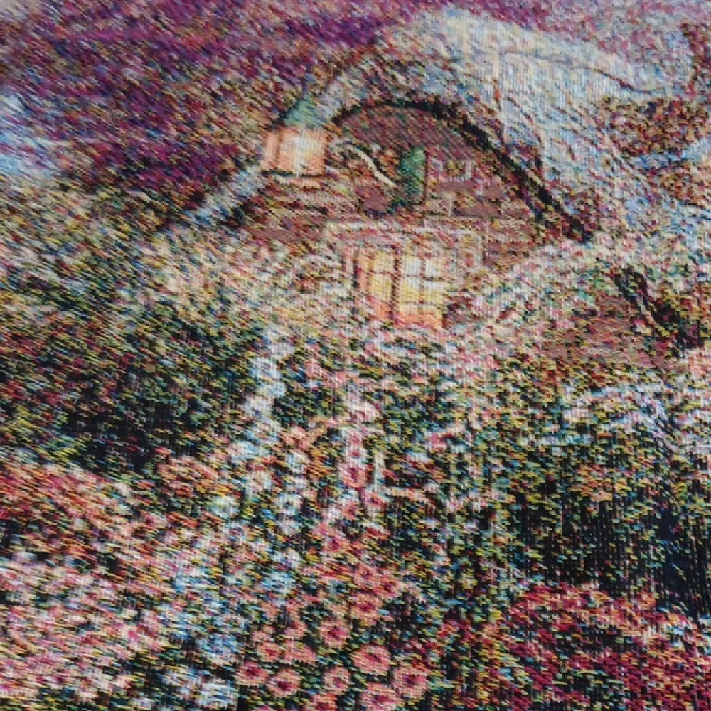 Scenic Tapestry Wall Hanging, Thomas Kincaid Throw Blanket, Brand New